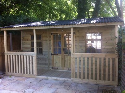 Shed With Veranda Uk